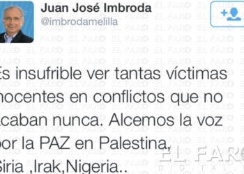 Imbroda reclama “alzar la voz por la paz” en los países en conflicto