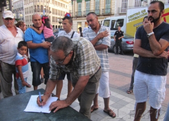 La Plataforma por la Paz denuncia otra vez a El Barkani por no autorizar su protesta