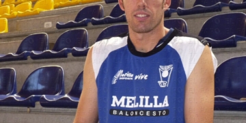 Carles Bravo, jugador del Melilla Baloncesto.