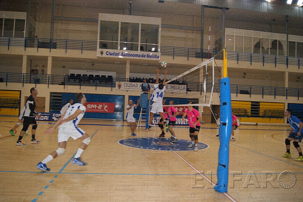 Imagen del encuentro del CV Melilla ante el cvleganes.com