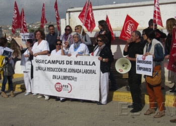 Las limpiadoras del Campus dicen que es imposible mantener la calidad con la mitad de horas