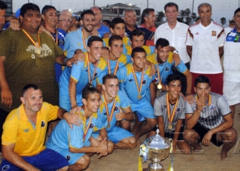 Melilla, campeona de España juvenil	 de fútbol playa 2015