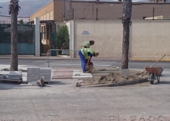 La bandera azul se izará hoy tras finalizar ayer las obras del aparcamiento de la Hípica