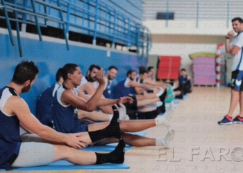 Dura doble sesión física azulina