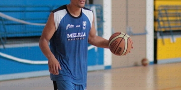 El conjunto melillense despertó de un letargo que le duró veinte minutos.