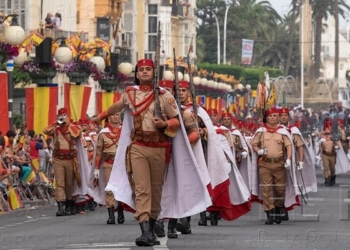 Melilla, muy presente en la Fiesta Nacional