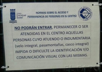 Aberchán pide a Calzado que intervenga contra la prohibición de usar velo