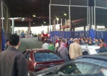 Corte en el paso de Beni Enzar por la presión del contrabando