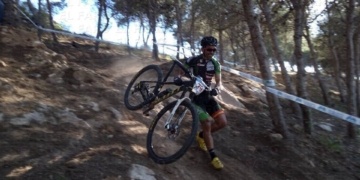Santi Montoya, ganador de la II prueba del Open Ciudad de Melilla de BTT