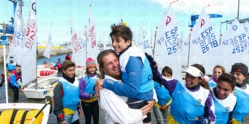Los regatistas canarias, grandes triunfadores del Nacional.