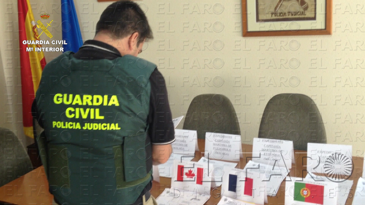 Seis arrestados en Melilla por falsificar títulos náuticos y venderlos por 4.000 €