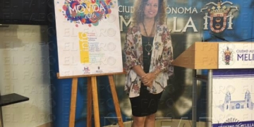 Isabel Moreno, viceconsejera de Juventud, durante la presentación de la Gran Movida.