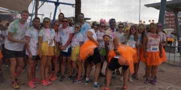 Un grupo de participantes.