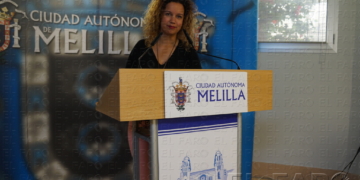 La viceconsejera de Mujer, Isabel Moreno, ayer, en la rueda de prensa.