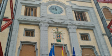 Banderas a media asta en Melilla