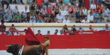 El Cordobés durante su última aparición en la Mezquita del Toreo, en el año 2013.