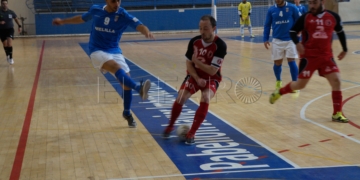 Imagen de uno de los últimos partidos del Melilla FS, en categoría nacional.