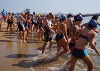 Salida al primero de los segmentos en una de las últimas pruebas disputadas en el Circuito Melillense.