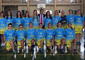 La escuadra de La Salle femenino que milita en la Primera División de baloncesto