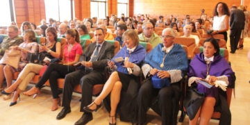Inauguración del curso académico de la UGR en el año 2015.