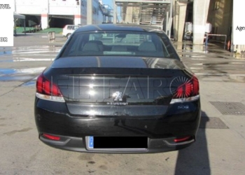 Imagen del coche robado en Francia y recuperado en Melilla.