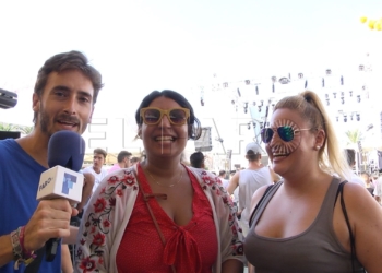 Jóvenes melillenses que asistieron a la batalla de gallos de ayer.