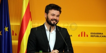 El diputado Gabriel Rufián.