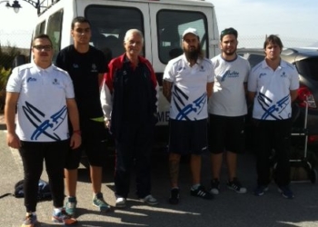 Componentes de la expedición melillense al campeonato.
