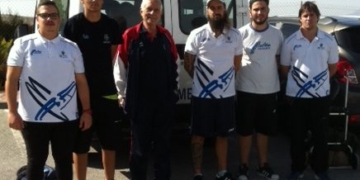 Componentes de la expedición melillense al campeonato.