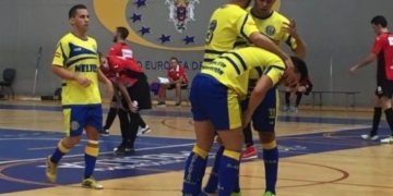 Imagen de uno de los partidos disputados por el Constitución, en el pabellón Guillermo García Pezzi.