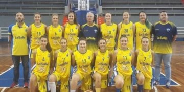 Jugadoras de la escuadra de La Salle-El Carmen 2016-2017.