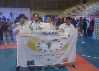 Tres medallas en el Open de Nador