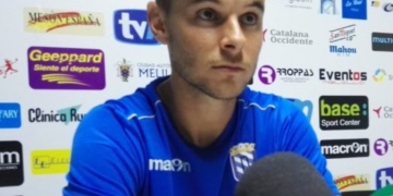 David Vázquez fue el jugador azulino que ofreció en el día de ayer la rueda de prensa.