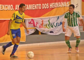 El melillense Bilal, en una de las jugadas ante el Betis B.