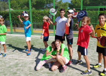 Los deportistas más pequeños disfrutaron durante toda la competición.