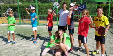 Los deportistas más pequeños disfrutaron durante toda la competición.