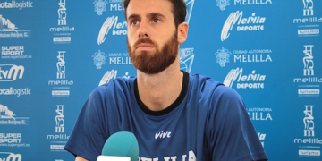 Pablo Almazán, en la rueda de prensa oficial previa al partido de mañana.