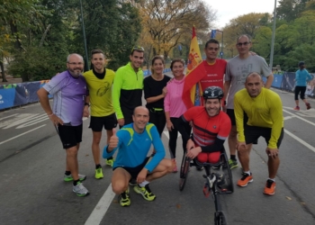 Rafael Botello está entrenándose en Nueva York de cara a su participar en su maratón