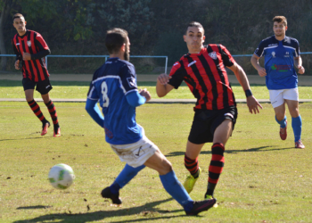 Imagen de uno de los partidos del River Melilla, en la presente temporada liguera.