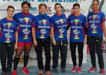 Componentes de la Federación Melillense que estuvieron presentes en la competición, en Madrid.