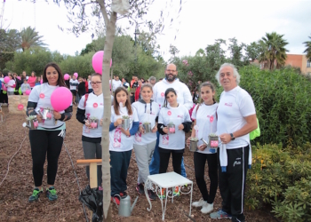 Directivos de la escuadra de nuestra ciudad en los actos celebrados en Melilla.