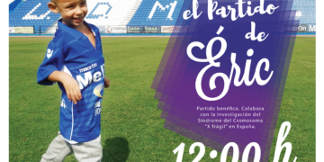 Cartel anunciador del partido de este próximo domingo.