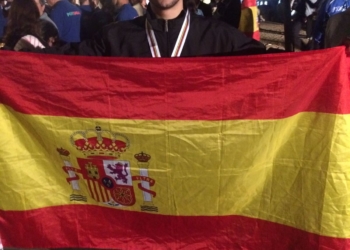 Juan Miguel López, campeón del Mundo U-21, con España.