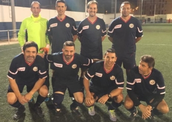 Componentes de la escuadra del Santa Rita.