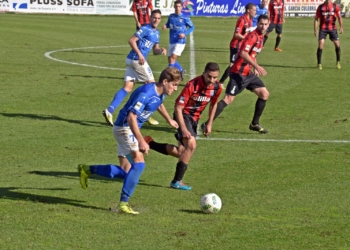 Imagen del encuentro que disputó la UD Melilla este pasado fin de semana frente al Linares.