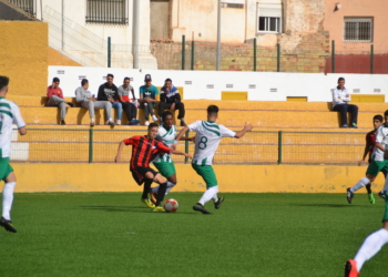 Los melillenses tuvieron la suerte de su lado en este enfrentamiento.