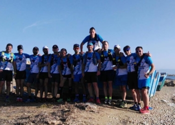 Componentes de la escuadra Trail Running Melilla, que a tantas competiciones acuden con asiduidad.