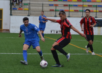 Imagen de uno de los partidos del máximo representante del fútbol juvenil nacional en Melilla, el Rusadir.