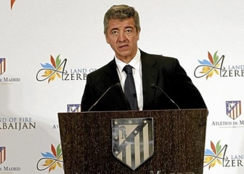 Miguel Ángel Gil, consejero delegado del Atlético de Madrid.