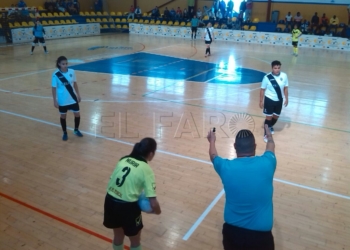 Imagen del encuentro entre melillenses y malagueñas que se disputó ayer, en el Lázaro Fernández.